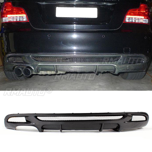 Difusor de Parachoques Trasero para BMW Serie 1 E82 E88 128i 135i M Sport 2008-2013 M Tech Coupé Convertible Fibra de Carbono / FRP - Product Image 3