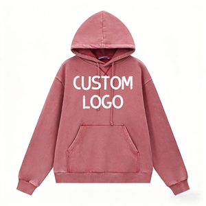 European <b>American</b> Retro Fashion Cotton & Polyester <b>Hoodie</b> High Quality Daily Wear Pullover Washed Print <b>Hoodie</b> - Product Image 4