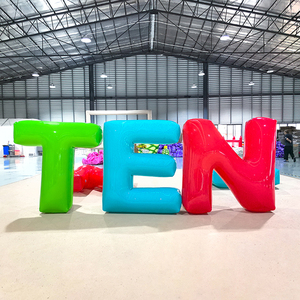 Lettres gonflables géantes 3D personnalisées avec logo, alphabet coloré, imperméables <span class=keywords><strong>pour</strong></span> l'extérieur, décoration de fête <span class=keywords><strong>pour</strong></span> la promotion, la publicité et les événements - Product Image 5