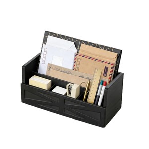 Desktop Mail <b>Rack</b> Office Organizer Rectangle Multipurpose Storage For Documents And Envelopes - Product Image 1