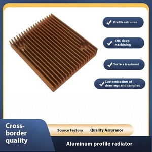 Services de fabrication de radiateurs électroniques en profilé aluminium pour la refroidissement de cartes mères d'amplificateurs de puissance solides haute puissance - Product Image 2