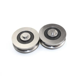 Manufacturer Supplied 608RS Stainless Steel Wire Rope Pulleys Rust-Proof Hanging <b>Rollers</b> <b>for</b> <b>Shower</b> Room Glass <b>Door</b> Pulleys - Product Image 4