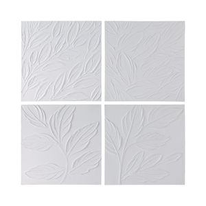 <b>Framed</b> Wall Art With Raised Leaf Patterns Dimensional Textures Chic Botanical Decor For Living Room - Product Image 5