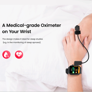 Montre connectée <span class=keywords><strong>pour</strong></span> seniors <span class=keywords><strong>avec</strong></span> GPS, appel SOS, détection de chute, moniteur de fréquence cardiaque et de pression artérielle, boussole Android, étanche IP67, écran carré IPS - Product Image 6