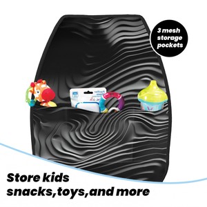 Toyota <b>Car</b> Rear Seat Storage <b>Mat</b> 2-Piece PVC Leather Anti-Kick Protection Modern All-Season Interior Accessory - Product Image 4