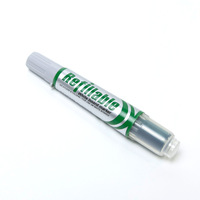 Marqueur pour tableau blanc rechargeable, grand volume, effaçable facilement, couleurs assorties, lavable, haute performance, fournitures de bureau, maison, école