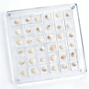 Boîte <span class=keywords><strong>à</strong></span> bijoux magnétique en acrylique transparent pour pierres précieuses, coquillages, cristaux et diamants, avec 36/64/100 compartiments pour strass <span class=keywords><strong>à</strong></span> ongles - Product Image 2