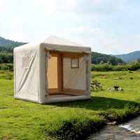 Tente de camping gonflable portable en PVC pour quatre saisons, grande tente pneumatique, maison de tente gonflable personnalisée pour événements en plein air