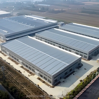 Structure de bâtiment préfabriquée en acier à assemblage rapide et économique, avec cadre en acier galvanisé durable pour allées de parc et villas extérieures