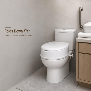 Siège de <span class=keywords><strong>toilette</strong></span> surélevé en fibre de carbone réglable en hauteur, portable, avec poignées, pour personnes âgées et handicapées, sécurité dans la salle de bain, <span class=keywords><strong>logo</strong></span> personnalisable - Product Image 6
