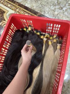 Cabello Humano Vietnamita al Por Mayor a Precio de Fábrica, Cabello Virgen Natural Liso para Compradores Internacionales B2B - Product Image 4