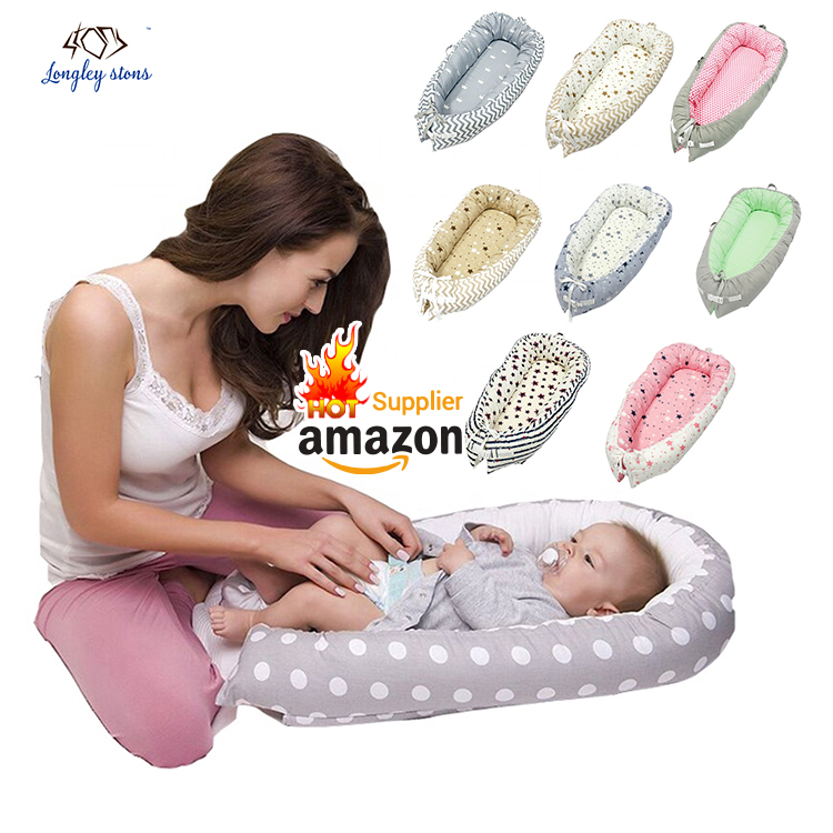 Низкая цена, мягкие разноцветные популярные Портативные Детские гнезда, детская люлька, кровать для новорожденных, портативные детские кроватки