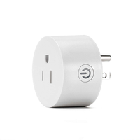 Prise connectée Wi-Fi intelligente pour la maison, application mobile, commande vocale Alexa, programmation, contrôle à distance, prise électrique américaine