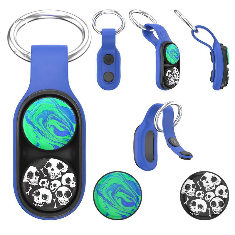 New Custom Pop Puck Fidget Magnets Decompression Toy Keychain Series Wholesale Antistress Poppuck Best Quality Pop Puck