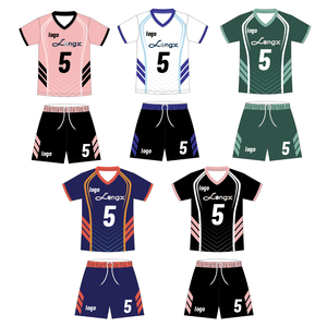Maillot de football personnalisé de haute qualité avec nom et numéro imprimés, uniforme d'équipe de football à séchage rapide pour adultes, service OEM - Product Image 1