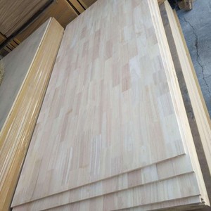 Penjualan Panas Papan Kayu Karet Sambung Jari 2440*1220*18mm untuk Lemari Furnitur - Product Image 4