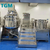 Équipement de ligne de production cosmétique professionnelle personnalisée : Homogénéisateur, émulsifiant, mélangeur, moteur servo, engrenage sous vide, roulement 1000L