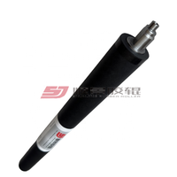 Rouleau en caoutchouc EPDM noir avec impression UV, dureté Shore 35-40 Ra0.8, résistant aux solvants et aux huiles, adapté à toutes les presses d'impression offset.