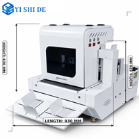 YI SHI DE Mini Digital Packaging Printer UV Single Pass Inkjet Automatic Paper Feeder 50M/MIN untuk Kotak Kertas Kotak Pizza
