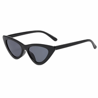 Lunettes de soleil unisexes œil de chat vintage de luxe, petites, en métal, effet miroir, protection UV400, légères, monture complète, multicolores, dorées, forme triangle ovale, magnifiques