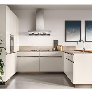 Gabinete de Cocina Colgante de Madera Maciza de Estilo Moderno Personalizado de China, Balom 2025, Tablero de Melamina Gris Mate - Product Image 5