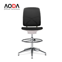 Vente en gros de chaise de dessin sans accoudoir chaise de bar moderne bureau Silla Para Punto De Pago Silla Cajera Butaco Cajero Giratorio