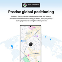 Certifié Google Anti-Perte Sac à dos Clé Pet Tracker GPS 4G Réseau IP67 Android-Specific Smart Find Tag Locator Pet tracker