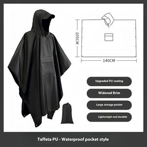 <span class=keywords><strong>Chubasquero</strong></span> portátil 3 en 1, Ponchos impermeables para lluvia, Poncho impermeable para <span class=keywords><strong>mujer</strong></span>, <span class=keywords><strong>chubasquero</strong></span> para motociclistas para excursiones de campamento - Product Image 5