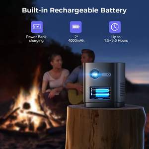 Mini projecteur de poche intelligent <span class=keywords><strong>P19</strong></span> LED DLP Android WIFI portable laser pour cinéma 4K 3D 2 Go de RAM 32 Go - Product Image 3