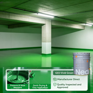 Revêtement de sol époxy extérieur résistant aux UV, imperméable, antidérapant et robuste pour cour d'usine, plateforme de chargement extérieure - Product Image 6