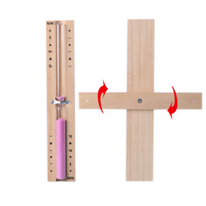 Premium RotationWooden Sauna <b>Timer</b> Sandglass Heat Resistant 15 Minute Wall Mounted Hourglass for Spa Steam Room Bathroom - Product Image 3