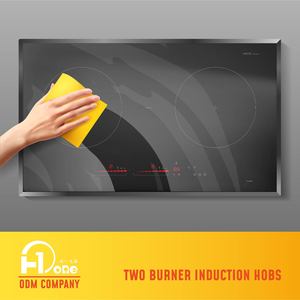 Placa de Inducción Horizontal de Cerámica Negra con 2 Zonas de Cocción Lisas y Potenciador en Cada Quemador - Product Image 5