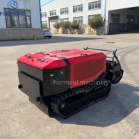 Tondeuse à chenilles télécommandée de 800 mm et 1000 mm pour le débroussaillage des lignes de clôture de ranch