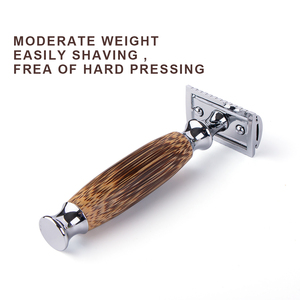 Manche longue en bambou naturel adaptée à toutes les lames de rasoir, accessoire de rasage à Double bord, sécurisé pour hommes et femmes, 18 pièces - Product Image 6