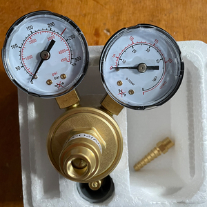 ตัวปรับแรงดันแก๊สอาร์กอนทองเหลืองขนาดเล็กสำหรับงานเชื่อม - Product Image 2