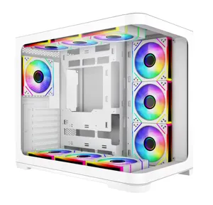 SAMA New design gaming pc case Full Tower PC Case Desktop Computer Case OEM Tempered Glass pc gaming cabinet