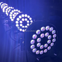 Projecteur LED Par Slim 24x18W RGBWUV, Projecteurs LED Par 24x18W RGBW, Projecteurs LED Par Plats 24*18W pour Scène, Mariage, Fête, DJ, Disco