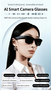 Lentes Inteligentes Meta con Audio de 800w, WIFI, Cámara con Video 1080P, Resistentes al Agua IPX-4, Carga Magnética, Traductor IA con Chat GPT - Product Image 5