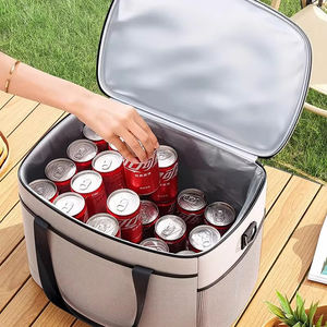 Di grandi dimensioni di alta qualità impermeabile da campeggio per Picnic coibentato con borsa da pranzo fresca scatola di raffreddamento a tracolla con Logo personalizzato - Product Image 4