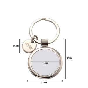 DIY Heat Transfer Father's Day Gift for Dad <strong>Mum</strong> Metal Blank Sublimation Keychain - Product Image 2