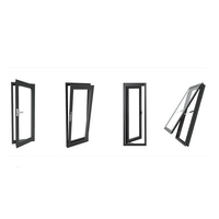 Ventanas Abatibles de PVC Modernas Personalizadas al por Mayor, con Malla de Fibra de Vidrio, Aislamiento Acústico, Rotura de Puente Térmico, Calificadas por Energy Star