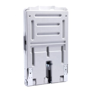 <span class=keywords><strong>Cambiador</strong></span> de pañales Vertical para niños, lavamanos ultradelgado, fácil de instalar, color gris claro, para ahorro de espacio - Product Image 5