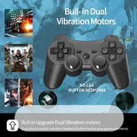 Control Inalámbrico Android 2.4G con Bluetooth para Dos Jugadores, Compatible con PS, PS3, Xbox360, TVBOX, PC 360, con Motor de Vibración y Joystick