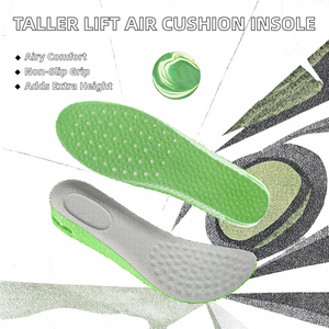 Semelles rehausseuses respirantes en PU avec coussin d'air, antidérapantes et amovibles pour baskets – Pour une taille plus grande - Product Image 2