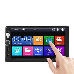 Prix usine voiture stéréo voiture lecteur Mp5 2 Din 7 "écran tactile Bt Usb Fm Aux 7010b 7018b 7023 avec caméra de recul - Product Image 1