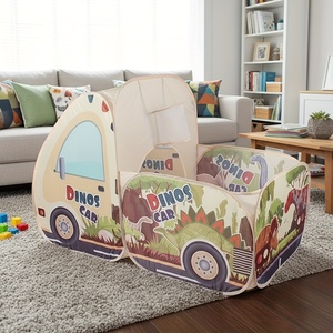 Tente de jeu pour enfants, dinosaure, voiture, piscine à balles, maison de jeu, portable, pliable, tente de jeu d'extérieur pour cadeau de Noël, d'Halloween - Product Image 5