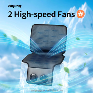 Anjuny <span class=keywords><strong>Coussin</strong></span> de siège de ventilation pour fauteuil roulant Tapis de refroidissement <span class=keywords><strong>Coussin</strong></span> de lit lavable imperméable anti-bactérien <span class=keywords><strong>Coussin</strong></span> d'air - Product Image 3