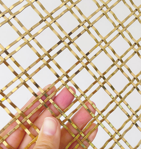 Maille en acier inoxydable doré avec diamants – Maille métallique résistante à l'humidité pour rangement de salle de bain et systèmes d'étagères organisés - Product Image 4