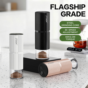 Molinillo de café eléctrico de acero inoxidable con 50 ajustes de molienda para el hogar y cafeterías - Product Image 2