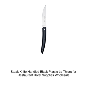 Cuchillo para carne con mango de plástico negro Le Thiers para restaurantes, hoteles y suministros al por mayor - Product Image 2